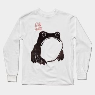 Grumpy Frog Dark - Matsumoto Hoji Long Sleeve T-Shirt